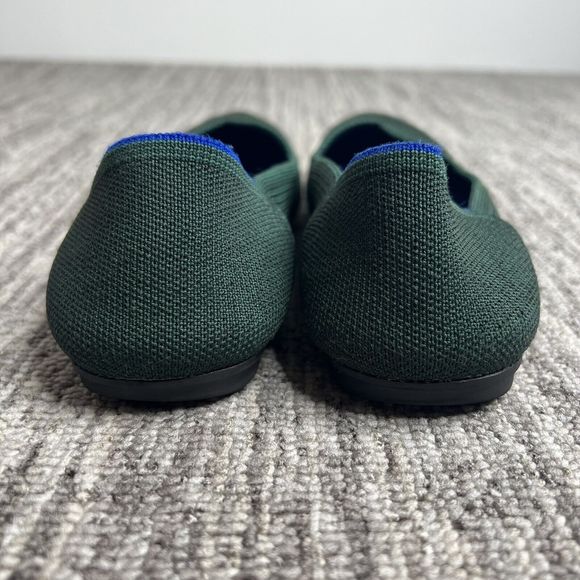 Rothy’s The Flat Women 7.5 Esmerald Green Retired - Picture 4 of 13